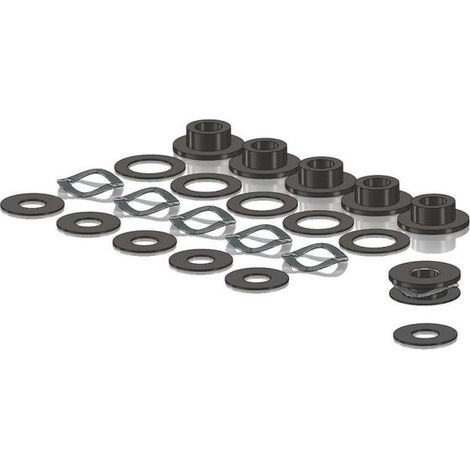 Kit de arandelas y bujes de montaje de disco de freno TRW ZF para BMW R 850C/GS '97-'00, R 850R '95-'07, R 1100GS/RT/S '93-'05, R 1150GS/ADV/R/RT '99-'06, K 1200GT/LT '98-'09, K 1200RS '97-'05, K 1200