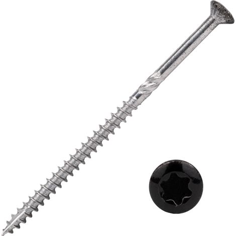 Vis de bardage en bois Acier inoxydable 410 4 x 70 mm Torx 20
