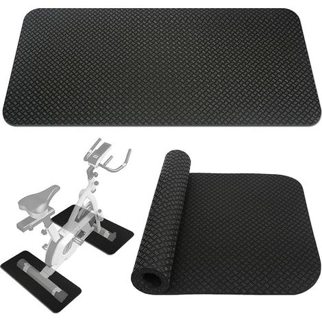 CYRILL – Tapis Fitness Protection Sol, 2 Pièces Double Face Silicone Tapis de Protection de Sol, Tapis de Sol pour Appareils de Fitness Tapis de Course Équipements de Sport (1/5)