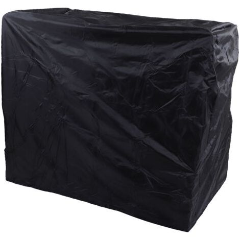 Housse de barbecue pliable et portable en polyester 210D, imperméable et anti-poussière, avec sac de rangement pour une utilisation en extérieur. (1/5)