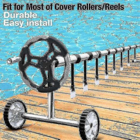 Enrouleur en aluminium pour couverture solaire de piscine enterrée