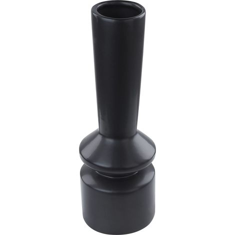 Flower Vase PEANIA Ceramic 30 cm Black