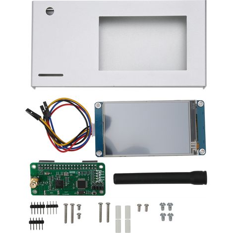 Module carte répéteur avec coque métal argenté, écran 3,2 pouces, kit composants électroniques (1/5)