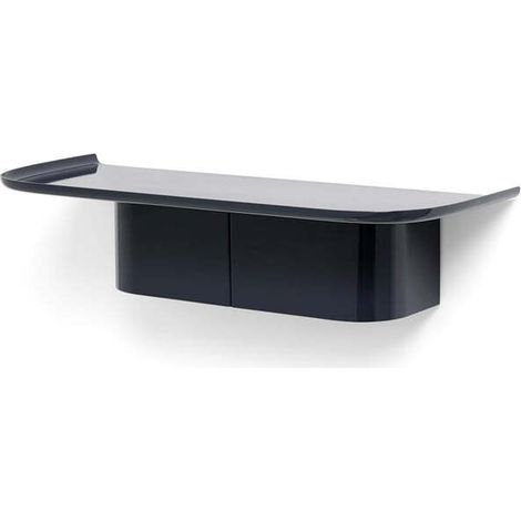 [GEBRAUCHT] B-Ware Hay Korpus Wandregal mit Kleiderhaken M midnight blue Wandbrett Regalbrett Regal (1/2)