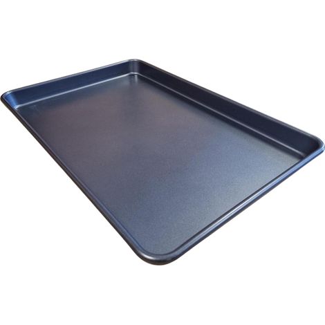 1 Plaque Four Rectangulaire Acier Revêtement Antiadhésif Sans PFAS Cuisson Pâtisserie 34,1 cm