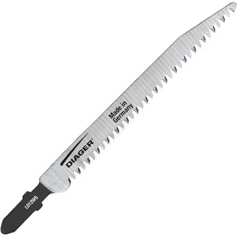 Pack de 5 lames scie sauteuse pour matériaux composites/plexiglas - L012W (1/4)