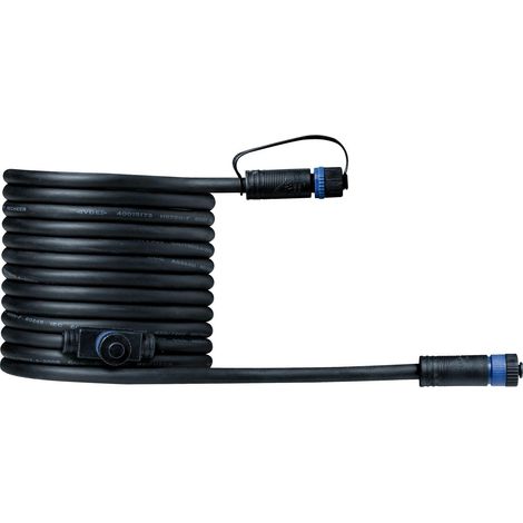 Paulmann Prolongador Plug & Shine Negro 5 metros LED
