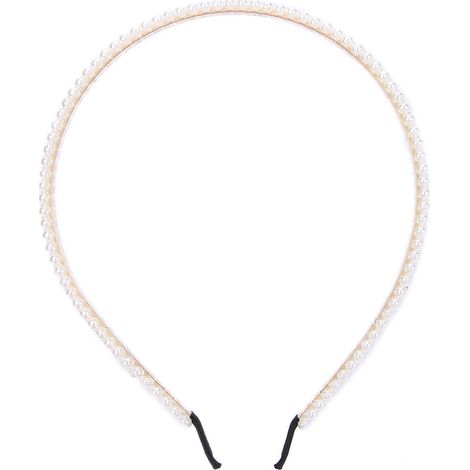 Femmes Alliage Bandeau Perle Fausse Accessoire Cheveux Noces Fête Mode (1/5)