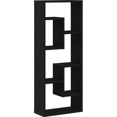 Maison Exclusive - Wandregal Schwarze Eiche 36 x 16 x 90 cm Holzw