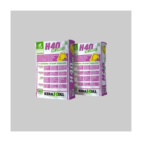 COLLA PER PIASTRELLE 'H40 NO LIMITS' KERAKOLL 25 Kg - Col. Bianco - 25 kg- KERAKOLL