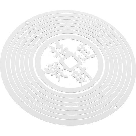 Girouette suspendue couleur acier pour décoration extérieure de jardin (1/5)