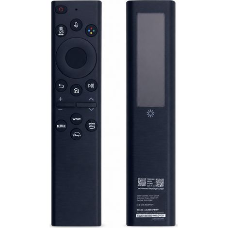 Télécommande vocale compatible avec TV Samsung BN59-01386D, recharge solaire et USB-C (1/5)