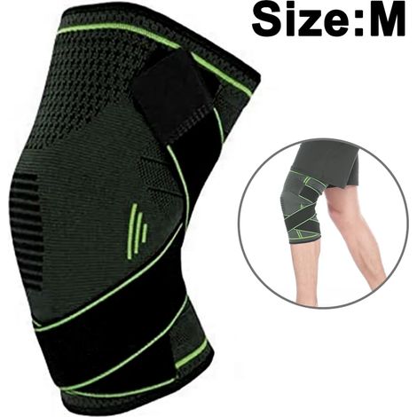 Kniebandage für Damen und Herren, Sport Knieschoner, Kniestützer für Laufen, Wandern, Joggen, Volleyball (1/5)