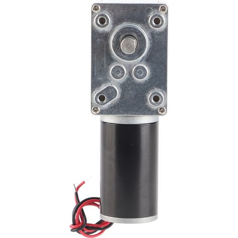 Moteur à engrenages à vis sans fin autobloquant 24 V CC, réversible, à arbre unique, réducteur de vitesse 5840 31ZY (1/5)