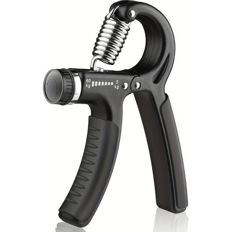 Appareil de renforcement de la force de préhension, muscleur de la main avec résistance réglable de 5 à 60 kg (1/5)