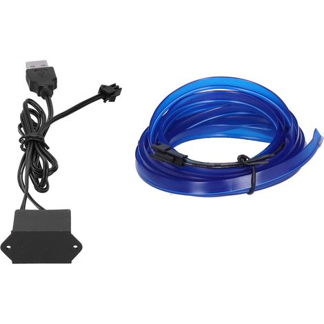 Meter langer USB-LED-Streifen fürs Auto, flexible Ambientebeleuchtung, Fahrzeuginnenausstattung, 3 Meter langer Lichtstreifen, farbige Lampe (1/5)