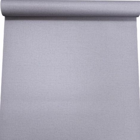 Plain Dark Grey Wallpaper Linen Fabric Effect Smooth Flat Finish Paste The Paper (1/4)