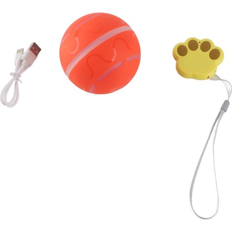 Interaktiver Rollball für große Hunde, aus ABS-Silikon, IP54, mit LED-Licht und wiederaufladbarem Akku. (1/3)