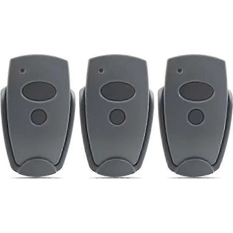 Lot de 3 télécommandes Marantec pour porte de garage 868,3 MHz, compatibles avec les modèles D302-868, D304-868, D384-868, D321-868 et D323-868 (émetteur portatif). (1/5)