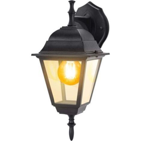 Lumière murale extérieure E27, étanche IP44 – idéale pour jardin, balcons, auvents, couloirs, design rétro B (ampoules non comprises). (1/4)