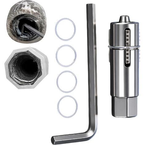 Extracteur de vis cassées, outil d'extraction de vis endommagées, extracteur d'écrous multifonctionnel robuste, outil de construction mécanique