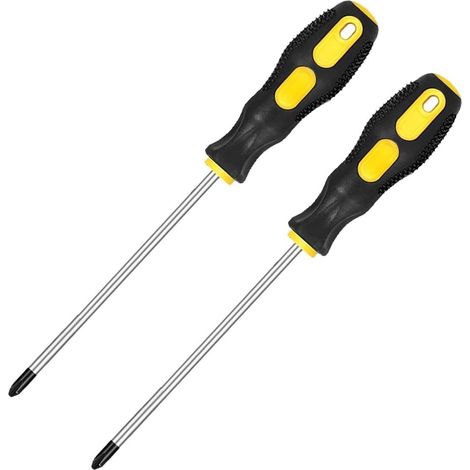 Set di 2 cacciaviti Phillips, cacciavite magnetico con manico da 150 mm e impugnatura antiscivolo, cacciavite Phillips PH2 con punta da 6 mm (1/5)
