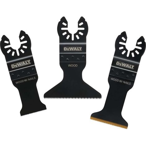 DeWALT - Juego de accesorios de 3 piezas para amoladoras múltiples oscilantes DT20760 (1/2)