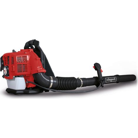 Scheppach Souffleur à dos thermique LB5200BP -1400W -51,7cm³ - 295km/h - Anti- Vibrations - Harnais renforcé -Idéal pour travaux de longue durée