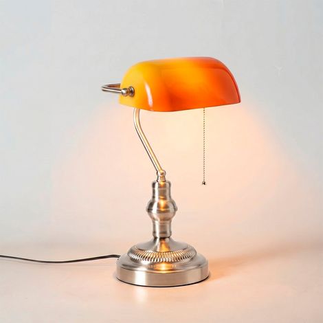 Lampada da tavolo vintage "BANQUERO" - E27
