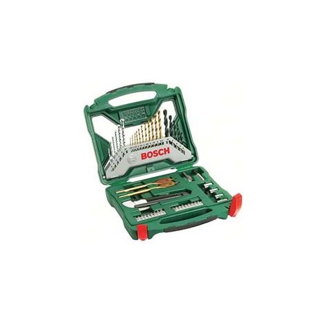 VALIGETTA XLINE CON ACCESSORI FORATURA E AVVITAMENTO TITANIUM PZ.50    BOSCH