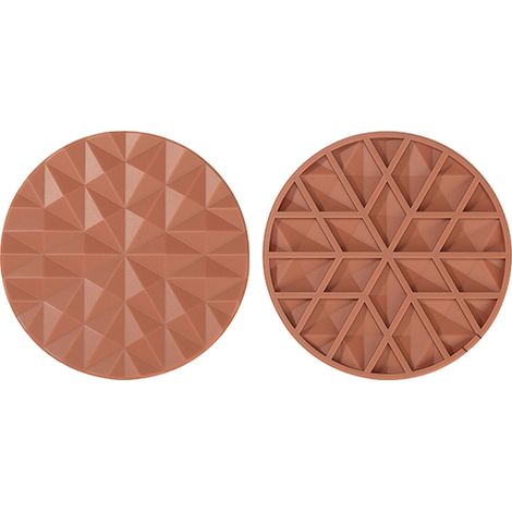 Tapis De Protection En Silicone - Résistant À La Chaleur Jusqu'à 240°C - Pour Casseroles Et Poêles - Lot De 2 Pièces (1/5)