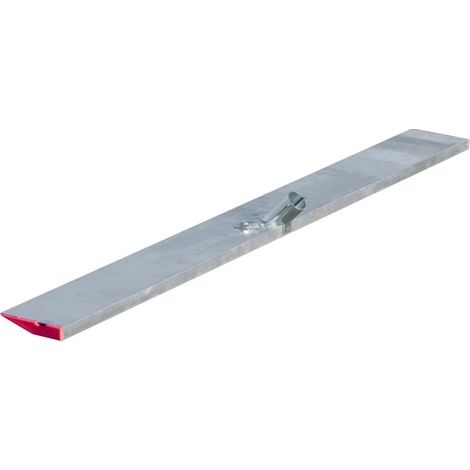 Taliaplast – Lisseur de chape biseauté aluminium 100 x 18 mm – Douille métallique à 45° – Pour chapes liquides – Compatible avec manche PRO télescopique