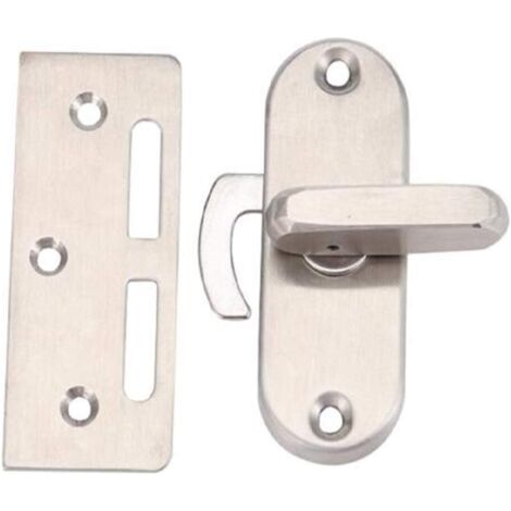 Flip serrure de porte coulissante en acier inoxydable loquet à 90 degrés serrure à came boucle de porte en arc (1/5)