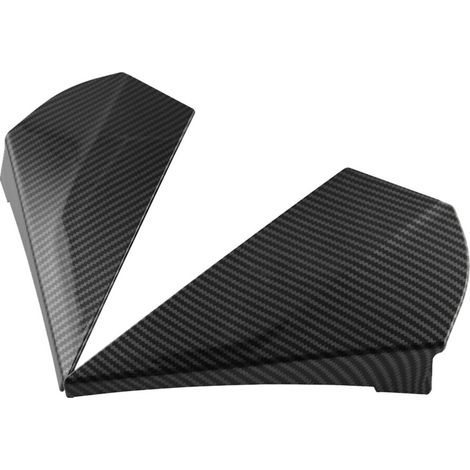 Ein Paar Heckscheiben-Seitenspoiler-Schutzleisten in Carbonfaser-Optik für C-HR Modelle 2016-2019.