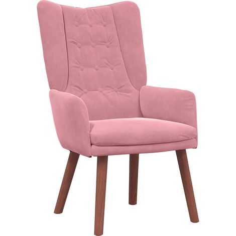 Maison Exclusive - poltrona Rosa 63 x 67 x 94 cm Velluto (1/5)