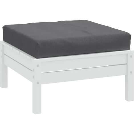 Palettenkissen Melange Anthrazit 60x60x9,5 cm Stoff