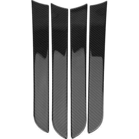 Protecteur de Porte de Voiture 4 pcs Porte côté Fibre de Carbone Couvercle Décoratif Garniture cadre Autocollants Avec Adhésif fort (1/5)