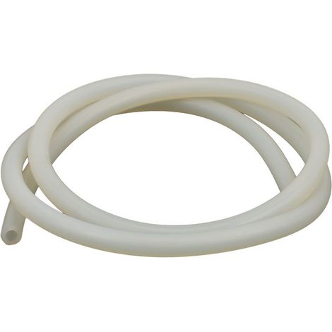 Tuyau en Silicone 4mm ID x 8mm OD 1 Mètre de Long Tuyau Flexible en Caoutchouc de Silicone pour Eau et Air Translucide pour le Transfert d'Eau (1/2)
