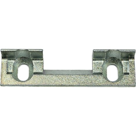 Aufschraubstück Serie 118 FaFix, 45 x 13,4 x 7,9 mm, Stahl verzinkt