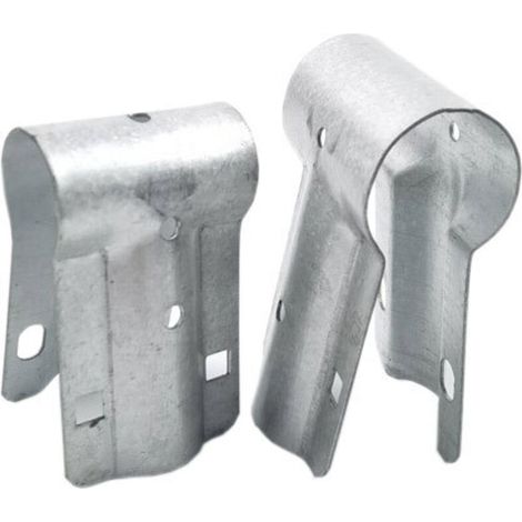 10 Pieces Pipe Clamps for Line Clamps, Extract from Film, Steel Pipe Connector, T-Rail Clamp, Silver T-Clamp Connectors (1/5)