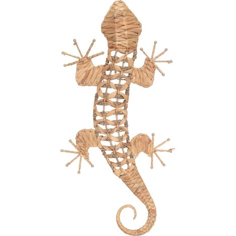 Dekorative Eidechsen-Wanddekoration, exotische Tierfigur, handgefertigte Wohndekoration, originelles Geschenk (1/4)