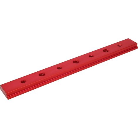 T-Nut-Gehrungsschienen-Vorrichtung 200 mm, Aluminiumlegierung, T-Schrauben-Gehrungsleisten-Zubehör für die Holzbearbeitung, Rot (1/5)