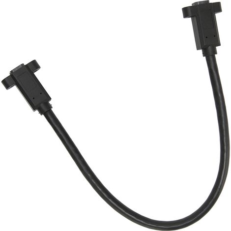 Câble Mini DisplayPort 8K 60Hz, 4K 144Hz, Connecteur Femelle-Femelle, 30cm, Montage Panneau