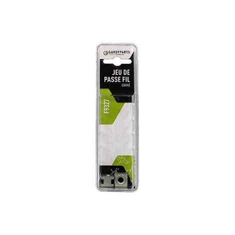 Jeu De 2 Oeillets Carré Pour Tête Fil Nylon à Déroulement Manuel Tecomec. (sous Coque).