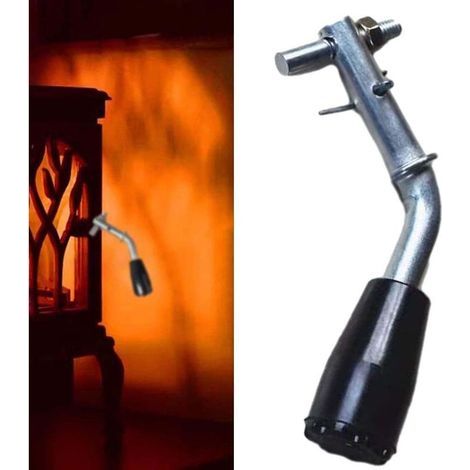 Poignées de porte de poêle en fer, accessoires de cheminée, poignées de chaudière à bois (1/4)