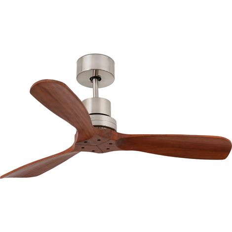 DC Ceiling Fan Mini Lantau Nickel / Walnut (1/4)