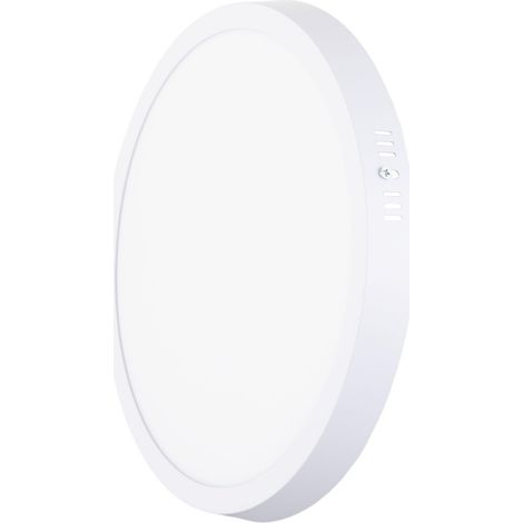 LED-Deckenleuchte, 24 W, 1.900 lm, CCT (Einstellbar Lichtton), 3000–6000ºK, kreisförmig, 40.000 h [HO-PLAF-C-24W-CCT]