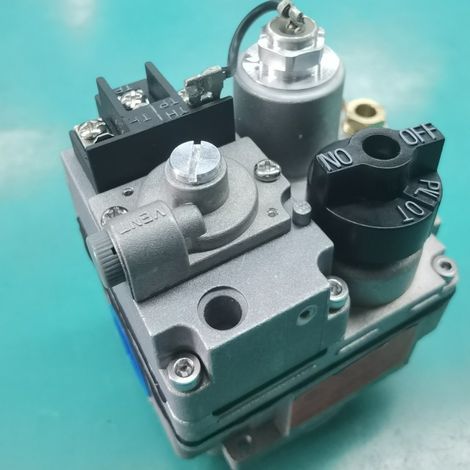 La friteuse est équipée d'une vanne à gaz combinée pour un chauffage rapide et une sécurité optimale  elle peut être remplacée par une friteuse à gaz naturel Robertshaw provenant des États-Unis.