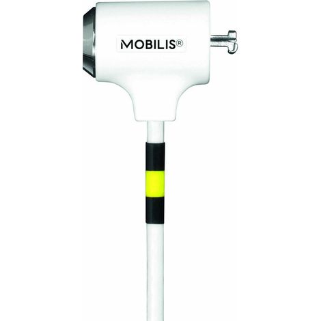 Mobilis 001225 Kabelschloss Weiß 1,8 m