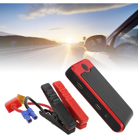 Démarreur de voiture multifonctionnel universel conforme aux normes européennes 100-240 V, 12 000 mAh, 400 A, double port USB DC 12 V, EPS T6 (livré avec batterie intégrée) (1/5)
